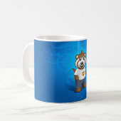 Pandanda blaue Flair-Henry-Tasse Kaffeetasse (Vorderseite Links)