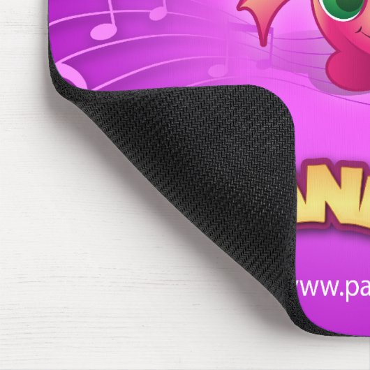 Pandanda rosa Drache Mousepad (Ecke)