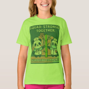 Pandanurse-Team Stärker Zusammen Team Pflege T-Shi T-Shirt