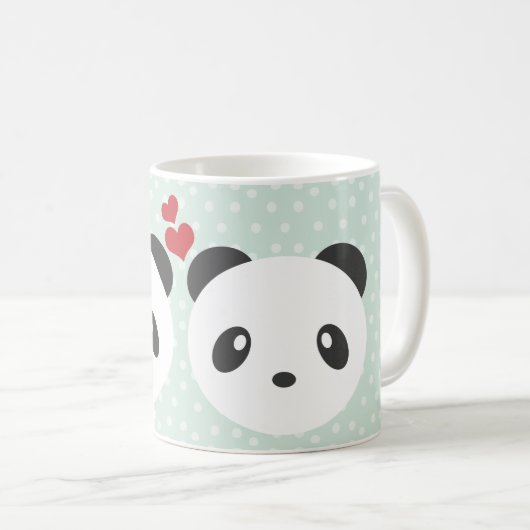 Pandapaare Kaffeetasse (VorderseiteRechts)