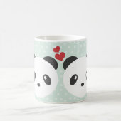 Pandapaare Kaffeetasse (Mittel)