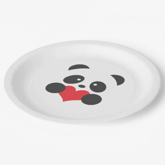 PandapapierTeller Pappteller (Schrägansicht)