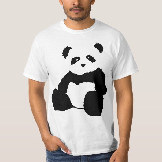 Pandaplüsch T-Shirt (Vorderseite)