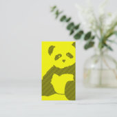 Pandaplüschstreifen Visitenkarte (Stehend Vorderseite)