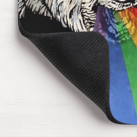 Pandaregenbogen Mousepad (Ecke)