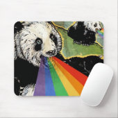 Pandaregenbogen Mousepad (Mit Mouse)