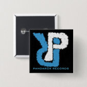 Pandarok Plattenen-Logo Button (Vorne & Hinten)