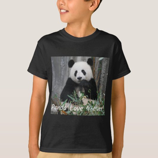 Pandas 4-mal T - Shirt (Vorderseite)