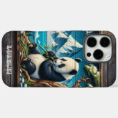 Pandas abgeschiedener Koch: Bambus Vergnügen Case-Mate iPhone Hülle (Rückseite (Horizontal))