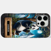 Pandas abgeschiedener Ort: Bambusbiss Case-Mate iPhone Hülle (Rückseite (Horizontal))