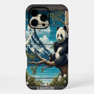 Pandas abgeschiedener Rückzugsort: Bamboo-Munch iPhone 16 Pro Max Hülle