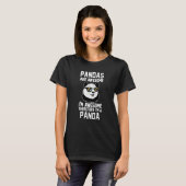Pandas Are Awesome I'm Awesome Therefore I'm A Pan T-Shirt (Vorne ganz)