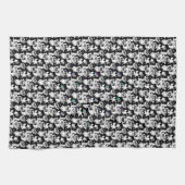 Pandas auf lila geschirrtuch (Horizontal)
