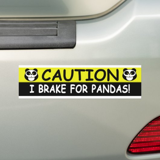PANDAS AUTOAUFKLEBER (Auf Auto)