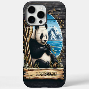 Pandas Berghütte: Bamboo-Vergangenheit iPhone 16 Pro Max Hülle