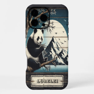 Pandas Bergschutzgebiet: Bambusmahlzeit iPhone 16 Pro Max Hülle