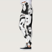 Pandas - Big Hugs - Zeichnend Leggings (Links)