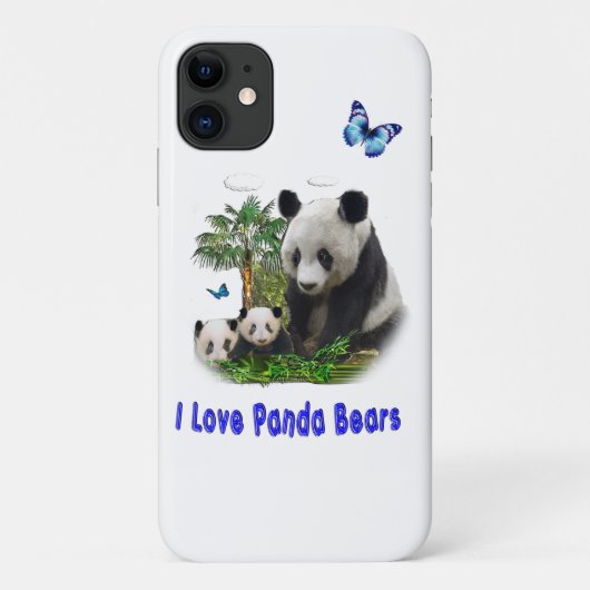 Pandas Case-Mate iPhone 11 Fall Case-Mate iPhone Hülle (Rückseite)