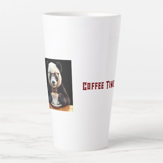 Panda's Coffee Break Milchtasse (Vorderseite)
