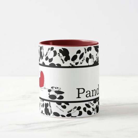 Pandas der Liebe I Tasse (Zentrum)