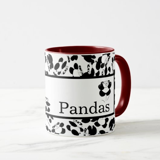 Pandas der Liebe I Tasse (VorderseiteRechts)