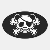 Pandas der Pandazance Ovaler Aufkleber (Vorderseite)