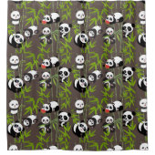 Pandas Duschvorhang (Vorderseite)