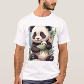 Pandas Elegance T-Shirt (Vorderseite)