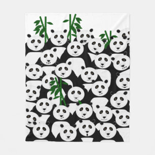 Pandas Fleece Blanket