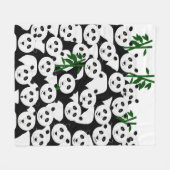 Pandas Fleece Blanket (Vorderseite (Horizontal))
