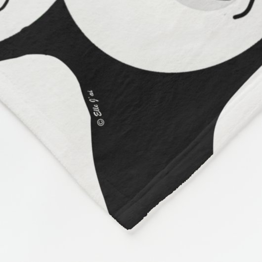 Pandas Fleece Blanket (Ecke)