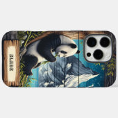 Panda's Forest Hideaway: Bamboo Meal Case-Mate iPhone Hülle (Rückseite (Horizontal))