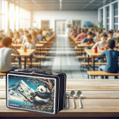 Panda's Forest Hideaway: Bambus Delight Metall Brotdose