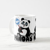 Pandas für ja-Tasse Kaffeetasse (Vorderseite Links)