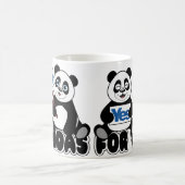 Pandas für ja-Tasse Kaffeetasse (Mittel)