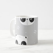 Pandas grau kaffeetasse (Vorderseite Links)