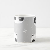 Pandas grau kaffeetasse (Mittel)