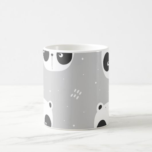Pandas grey kaffeetasse (Mittel)