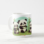 Pandas-Gruppe Kaffeetasse (Vorderseite Links)