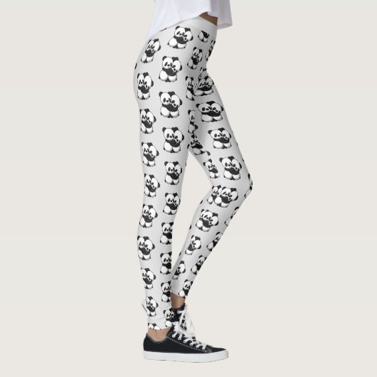 Pandas Hugging Leggings (Rechts)