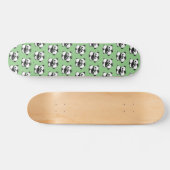 Pandas Hugging Skateboard (Horizontal)