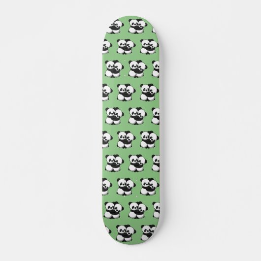 Pandas Hugging Skateboard (Vorne)