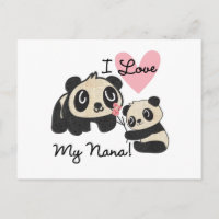 Pandas I Liebe My Nana