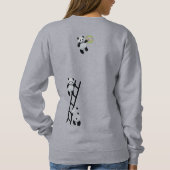 Pandas in der Tasche Sweatshirt (Rückseite)