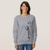 Pandas in der Tasche Sweatshirt (Vorne ganz)