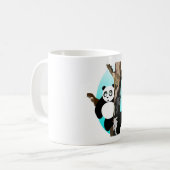 Pandas in einem Baum Kaffeetasse (Vorderseite Links)