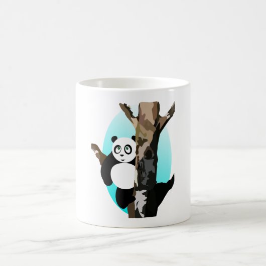 Pandas in einem Baum Kaffeetasse (Mittel)