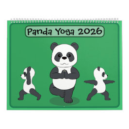Pandas in Yoga Poses Calendar Kalender