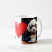 Pandas Kaffeepause Kaffeetasse (VorderseiteRechts)
