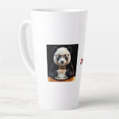 Pandas Kaffeepause Milchtasse (Linke Ecke)